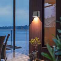 Zidna baštenska svetiljka siva 1×6W 3IN1 IP65 - Slika 5