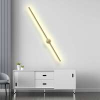 Zidna lampa zlatna WL800 16W 3000K - Slika 5