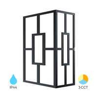 Zidna rozetna pravougaona crna 20W-3U1-IP44 - Slika 7