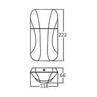 Zidna svetiljka 12W 3000K IP54 - Slika 5