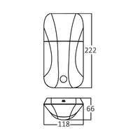 Zidna svetiljka sa senzorom 12W 3000K IP54 - Slika 5