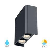 Zidna svetiljka siva 4x1W 3IN1 IP65 - Slika 8