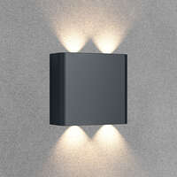 Zidna svetiljka siva 4x1W 3IN1 IP65 - Slika 2